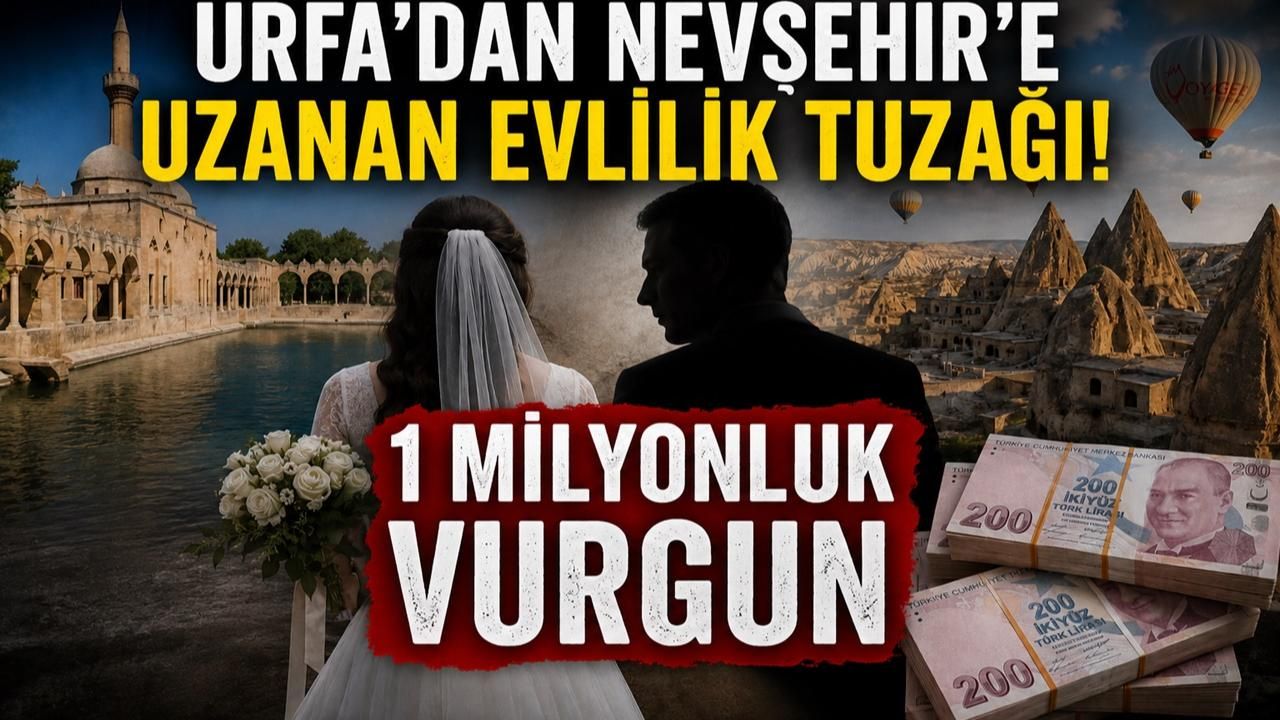 Urfa'dan Nevşehir'e Uzanan Evlilik Tuzağı! 1 Milyonluk Vurgun